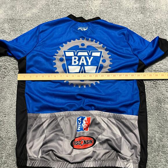 Podiumwear Cycle Jersey Shirt Mens XXL Performance Cycling Pocket Wisconsin - Picture 5 of 5